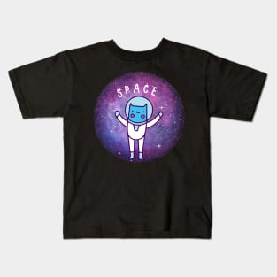 Cat In Space Kids T-Shirt